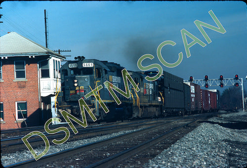 Original Kodachrome Slide, CSXT/SBD GP40 6669 at NJ Cabin Limeville, KY 11/15/87