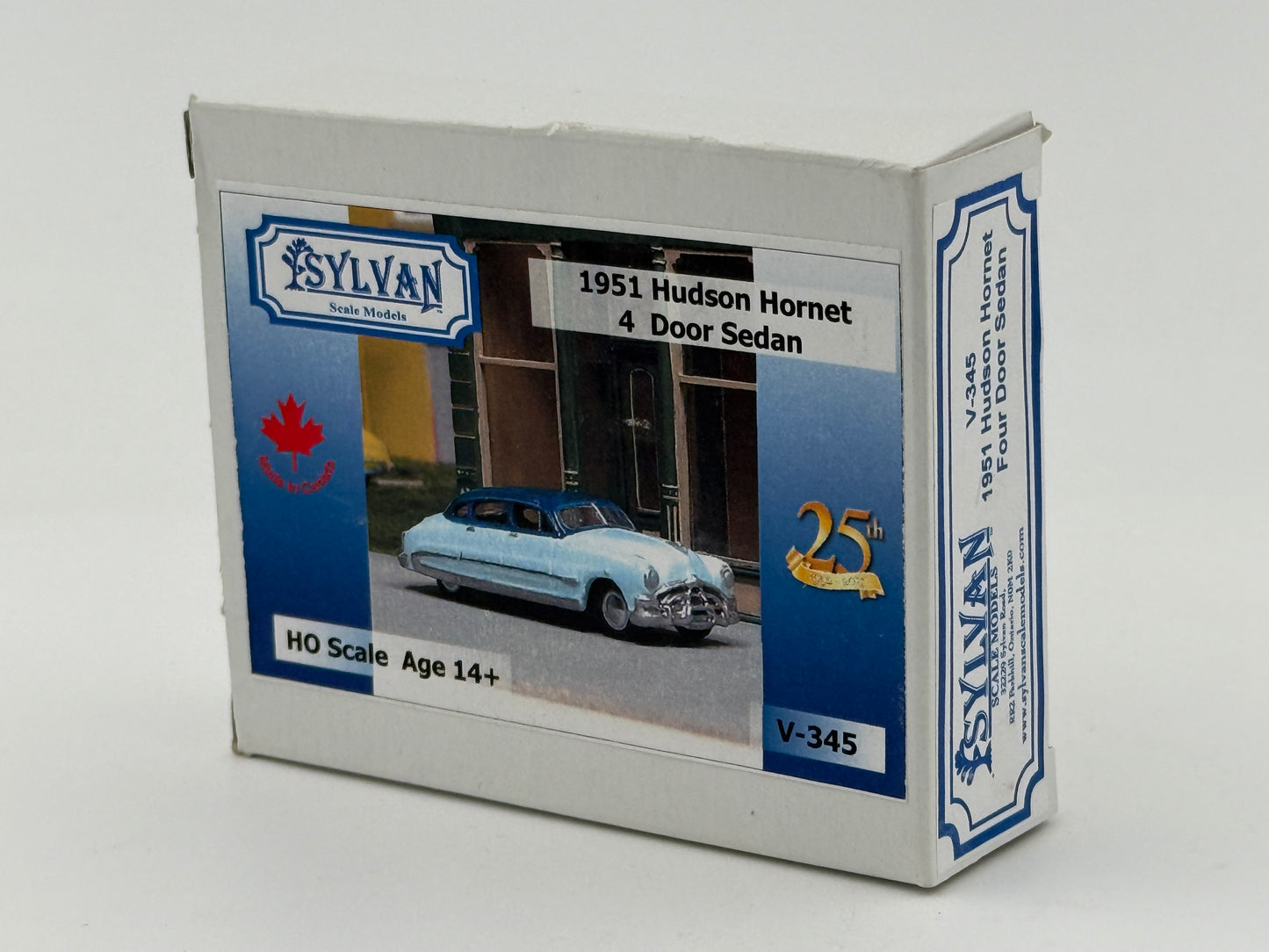 Sylvan Scale Models, HO scale, 1951 Hudson Hornet 4 Door Sedan kit, V-345