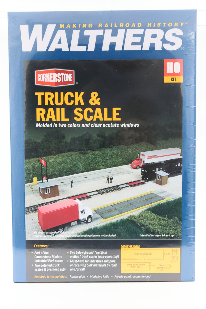 Walthers Cornerstone Series, HO scale, Truck & Rail Scale, Factory sealed, 933-4068