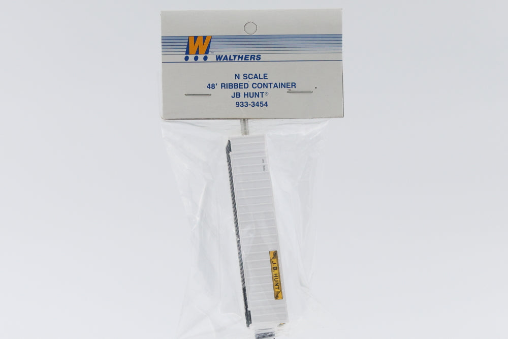 Walthers N scale 48' Ribbed Container JB Hunt, 933-3454, factory sealed