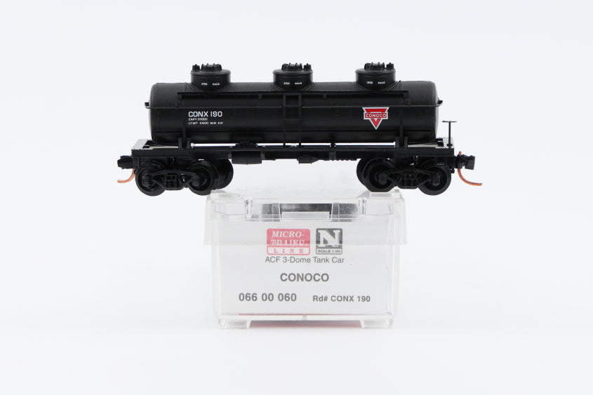 Micro Trains Line Conoco ACF 3-Dome Tank Car #190 066 00 060