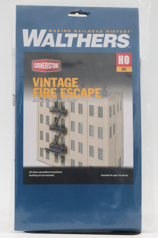 Walthers Cornerstone Series, HO scale, Vintage Fire Escape, Factory sealed