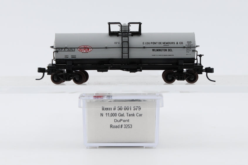 Atlas Dupont 11,000 Gal. Tank Car; #SHPX3253, 50 001 579