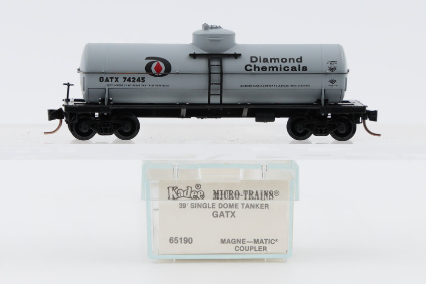 Micro Trains Line GATX Diamond Chemical 39' Single Dome Tanker #74245, 65190