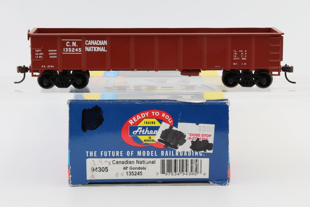 Athearn Ready to Run Canadian National(CN) 40' Gondola Car, 135245, 94305