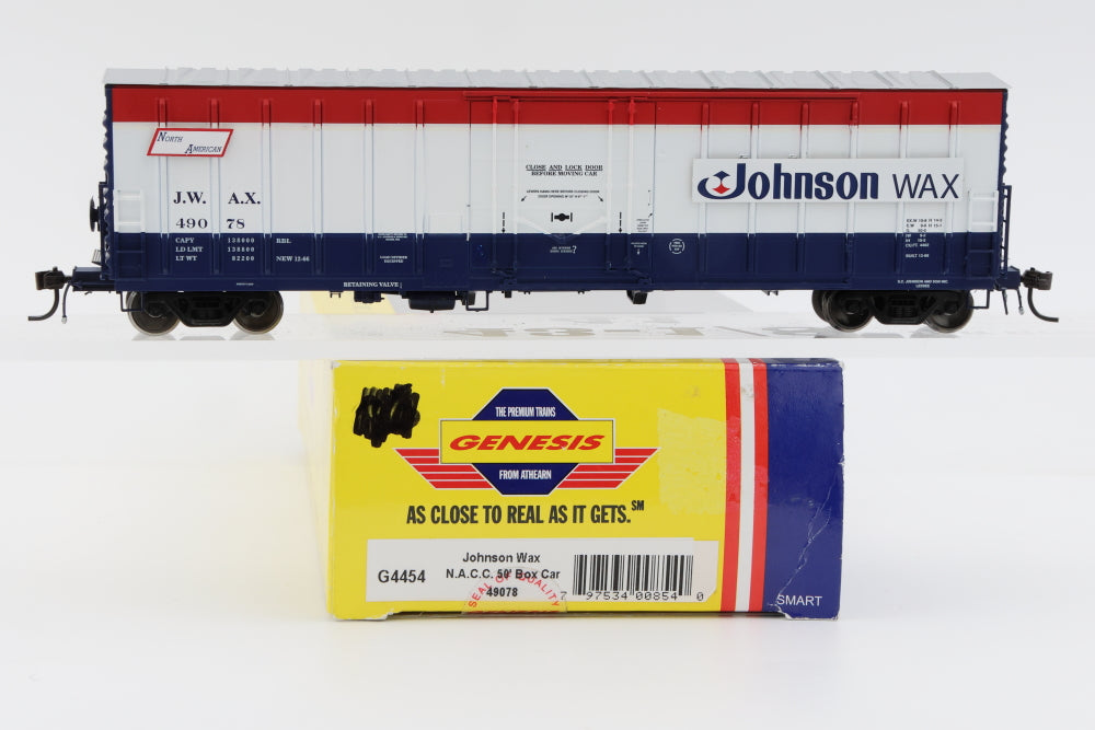 Athearn Genesis, HO Scale, Johnson Wax, NACC 50' Box Car, 49078, G4454