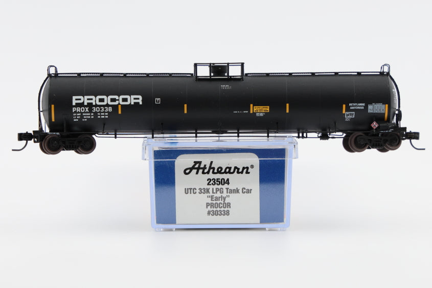 Athearn UTC 33K LPG Tank Car, "Early", Procor ,#30338, 23504
