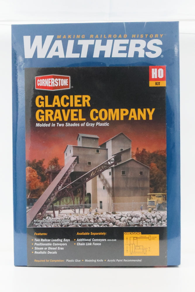 Walthers Cornerstone Series, HO scale, Glacier Gravel Company, Factory sealed, 933-3062