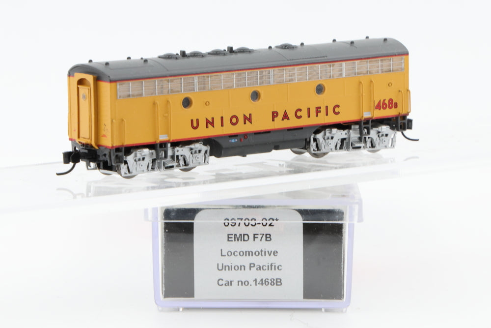 Intermountain N scale Union Pacific (UP) F7B 1468B, Kadee Like couplers, 69703-02*
