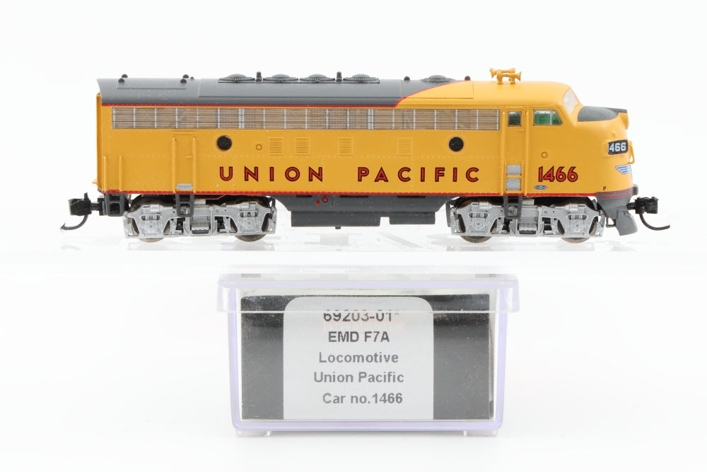 Intermountain N scale Union Pacific (UP) F7A 1466, Kadee Like couplers, 69203-01*