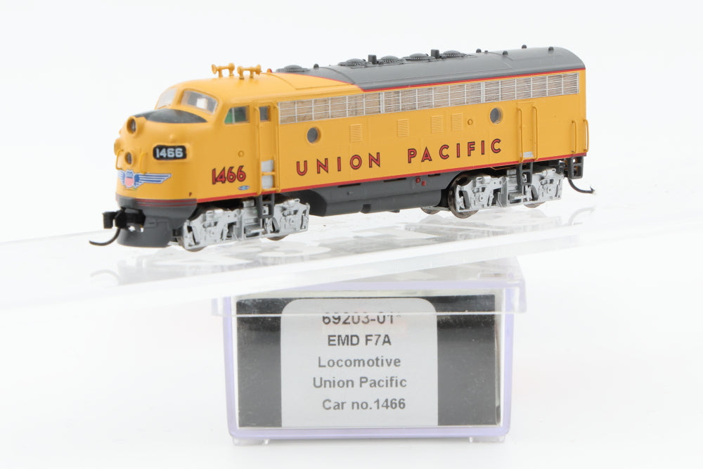 Intermountain N scale Union Pacific (UP) F7A 1466, Kadee Like couplers, 69203-01*