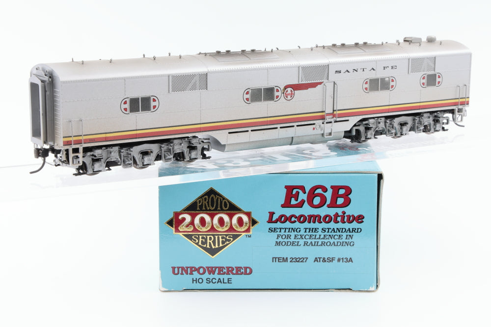 Proto 2000 Santa Fe (ATSF) E6B 13A unpowered, Item 23227, lightly weathered, used,
