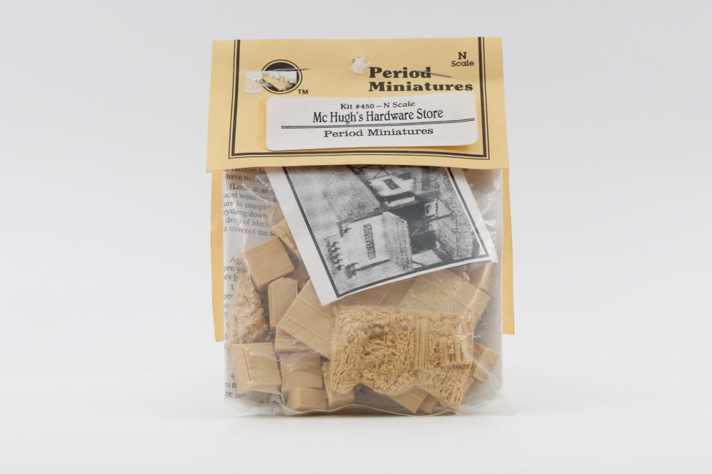 Period Miniatures, N scale, Mc Hugh's Hardware Store kit, #450