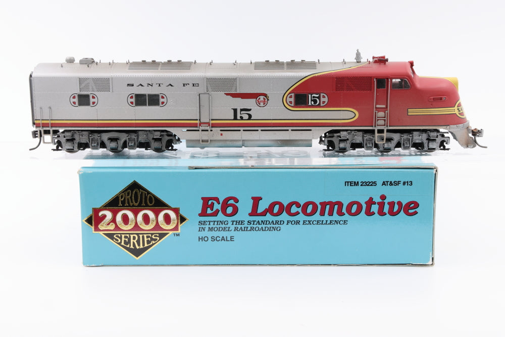 Proto 2000 Santa Fe (ATSF) E6 15 A unit, powered; (box labeled #13), Item 23225, Additional details added,