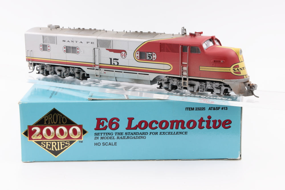 Proto 2000 Santa Fe (ATSF) E6 15 A unit, powered; (box labeled #13), Item 23225, Additional details added,