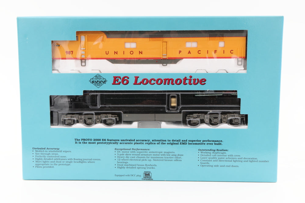 Proto 2000 Union Pacific (UP) E6A 987 powered, with Mars light, Item 23238, pre-owned NIB