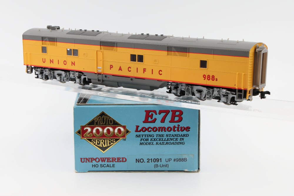 Proto 2000 Union Pacific (UP) E7B 988B unpowered, Item 21091, pre-owned NIB