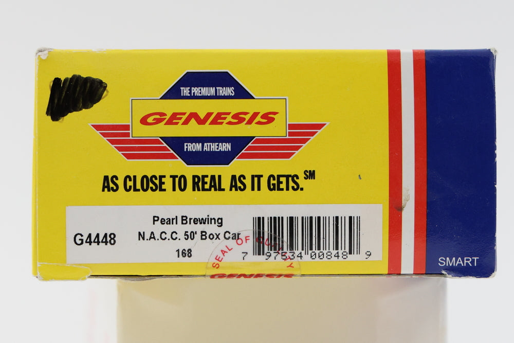 Athearn Genesis, Pearl Brewing N.A.C.C 50' Box Car, 168, G4448, factory sealed