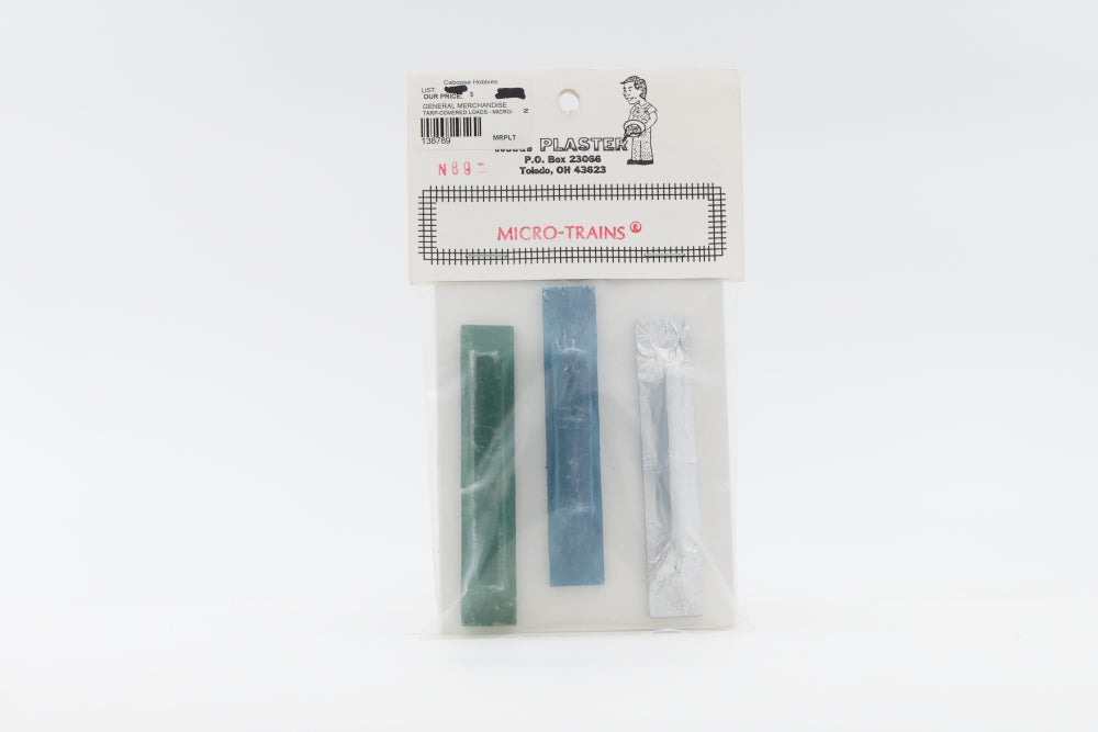 Mr. Plaster, N scale, Micro Trains covered loads, N89