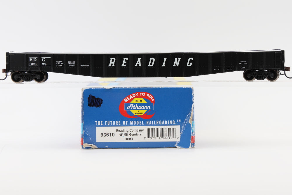 Athearn Ready to Run, Reading Company 65' Mill Gondola, 30359, 93610