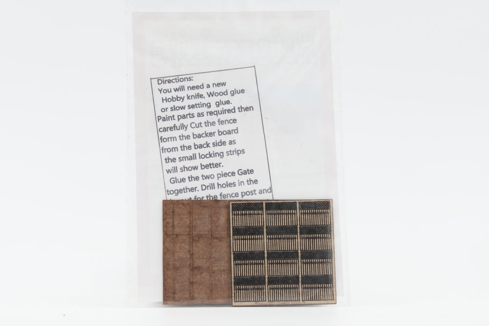 RsLaser Kits, N scale, Privacy Fence Kit, #3506