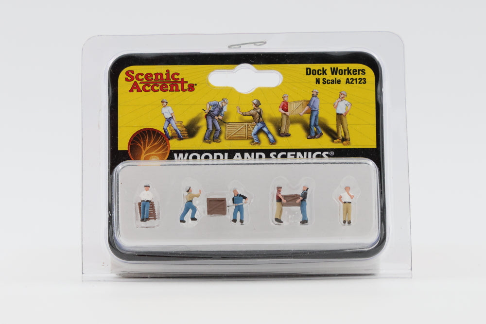 Woodland Scenics N scale Dock Workers A2123