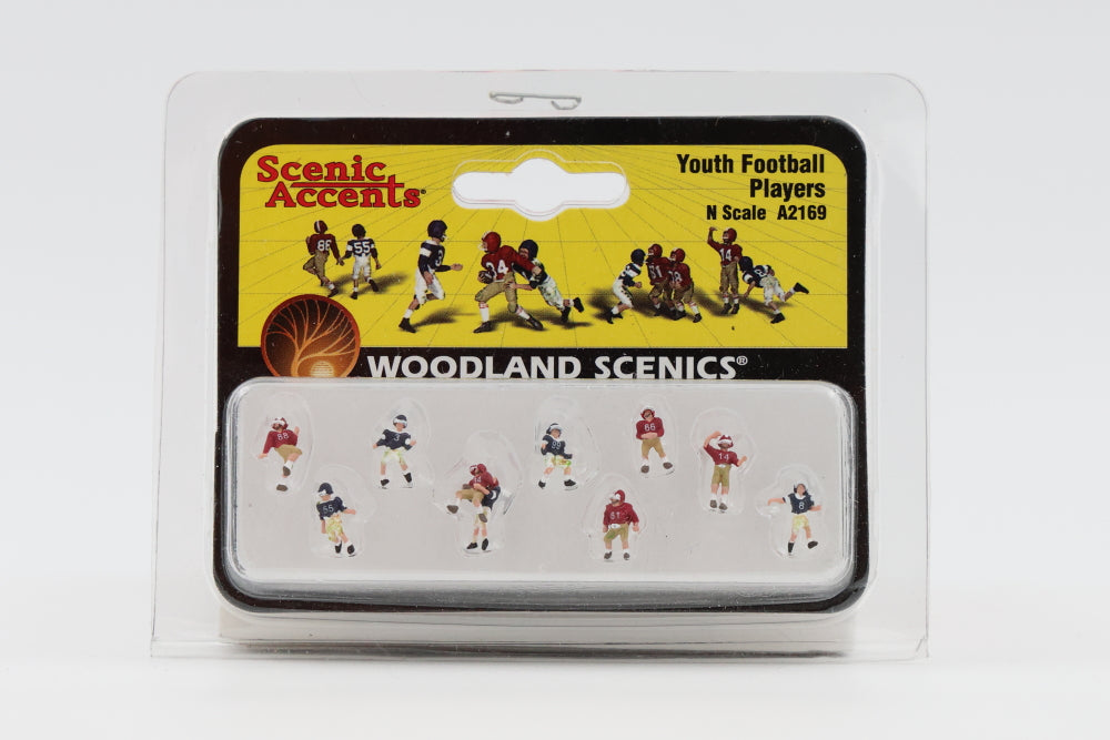Woodland Scenics N scale Youth Football Players A2169