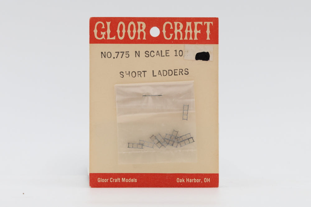 Gloor Craft, N scale, 10 short ladders, No. 775