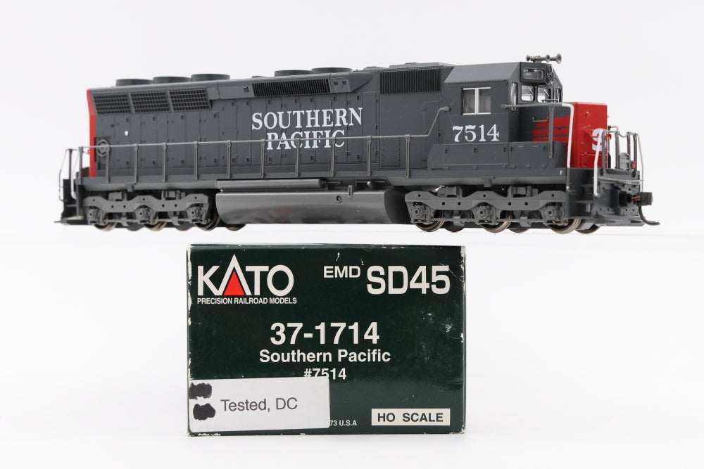 Kato HO scale Southern Pacific EMD SD45, 7514, 37-1714, DC, used