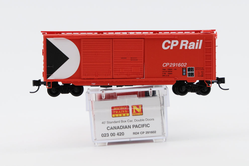 Micro Train Lines Canadian Pacific 40' Standard Box Car, Double door, #291602, 023 00 420