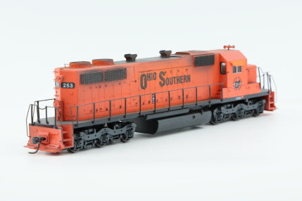 Athearn Ready to Run HO Scale Ohio Southern SD38 custom decaled and weathered