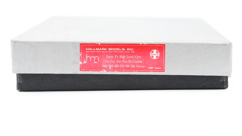 Hallmark Models, N scale, Santa Fe High level Cars, Six Car set for El Captian, 34820528-650-575-700-528 Series