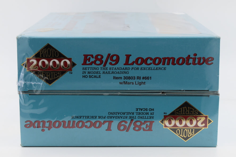 Proto 2000 E8/9 Rock Island (UP Paint) A-B set, 661 A unit, with Mars light; 618 B-unit, Both locos powered, Factory Sealed, 