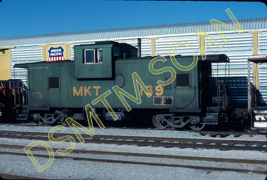 Original Kodachrome Slide, MKT Wide Vision Caboose 139 at Kansas City, KS