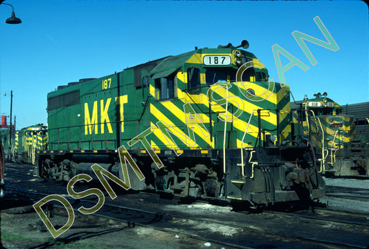 Original Kodachrome Slide, MKT GP40 187 at Glen Park Yard, Kansas City, KS