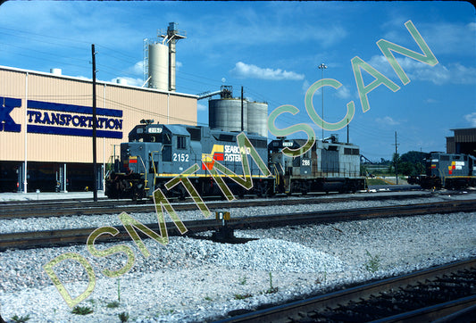Original Kodachrome Slide, CSX/SBD GP38 2152 at Corbin, KY 6/28/87