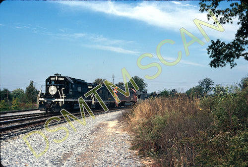 Original Kodachrome Slide, Illinois Central SD40-2 6060 leads a coal train at Paducah, KY 10/15/89