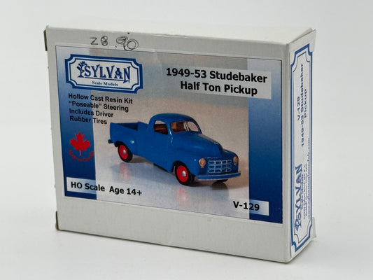 Sylvan Scale Models, HO scale, 1949-53 Studebaker Half Ton Pickup kit, V-129