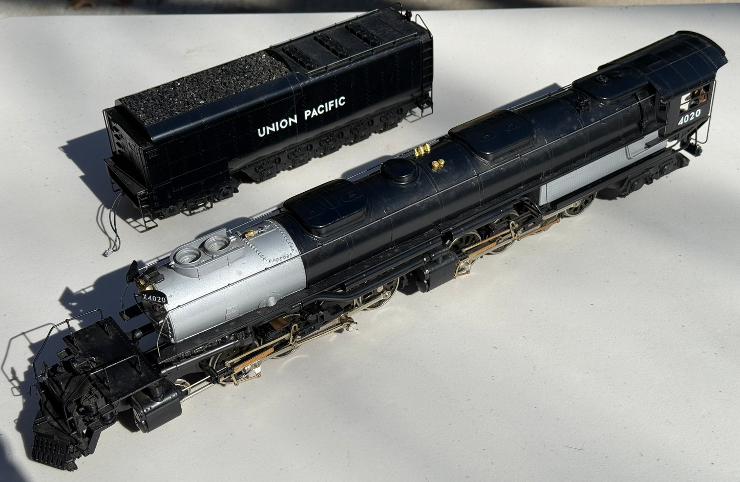 O Scale Williams Electric Trains, Union Pacific, 4-8-8-4, Big Boy, 4020, #8001, Crown Edition,All brass construction, Used, original box,