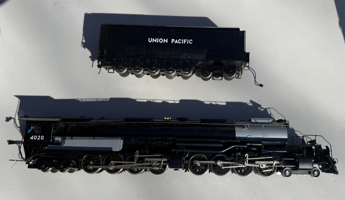 O Scale Williams Electric Trains, Union Pacific, 4-8-8-4, Big Boy, 4020, #8001, Crown Edition,All brass construction, Used, original box,