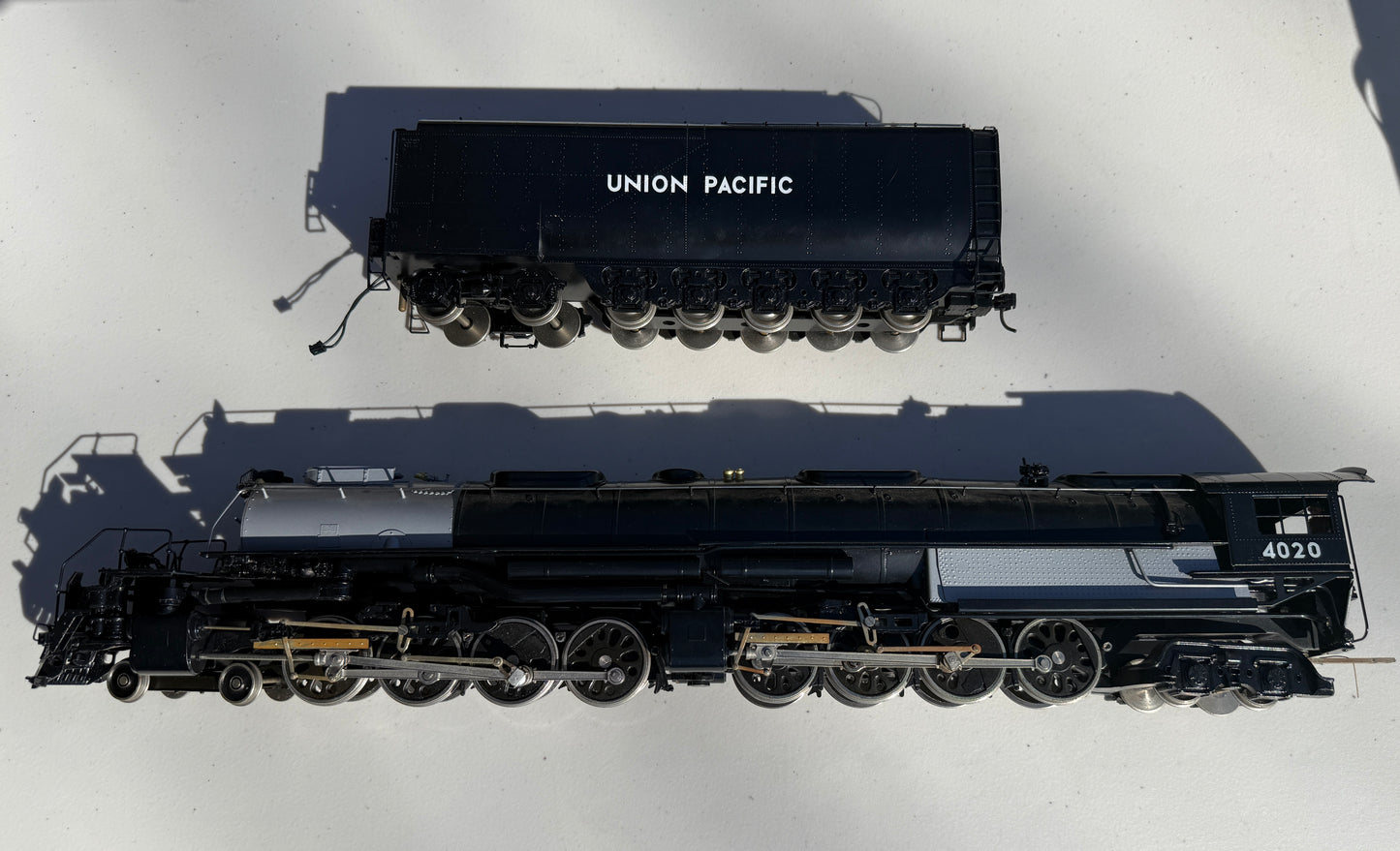O Scale Williams Electric Trains, Union Pacific, 4-8-8-4, Big Boy, 4020, #8001, Crown Edition,All brass construction, Used, original box,