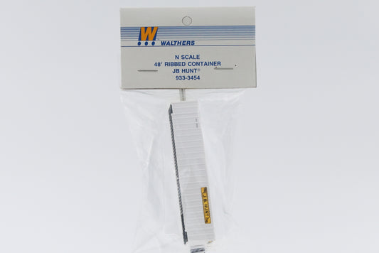 Walthers N scale 48' Ribbed Container JB Hunt, 933-3454, factory sealed