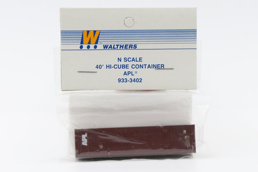 Walthers N scale 40' Hi-Cube Container APL, 933-3402, factory sealed