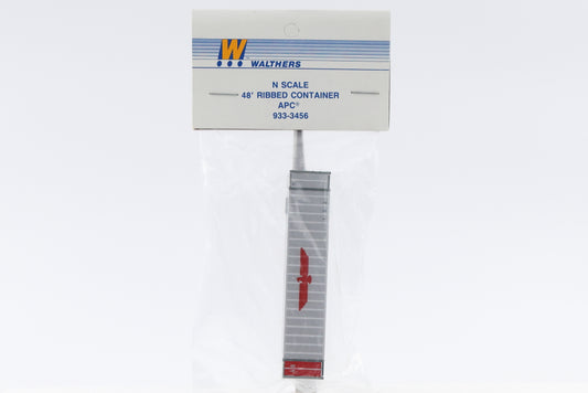 Walthers N scale 48' Ribbed Container APC, 933-3456, factory sealed