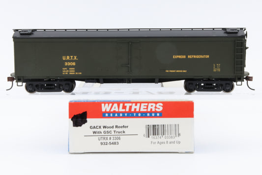 Walthers, HO scale, UTRX GACX Wood Reefer with GSC trucks, 3306, 932-5483