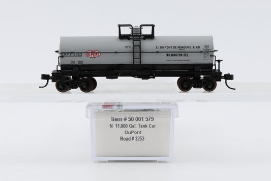 Atlas Dupont 11,000 Gal. Tank Car; #SHPX3253, 50 001 579