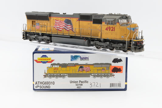 Athearn Genesis Union Pacific (UP) SD70M 4921, DCC with Sound, ATH69310, Weathered, Pre-owned, used