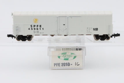 Aztec N scale Southern Pacific SPFE 50ft Reefer, 459611, Rapido style couplers, PFE 2010-16