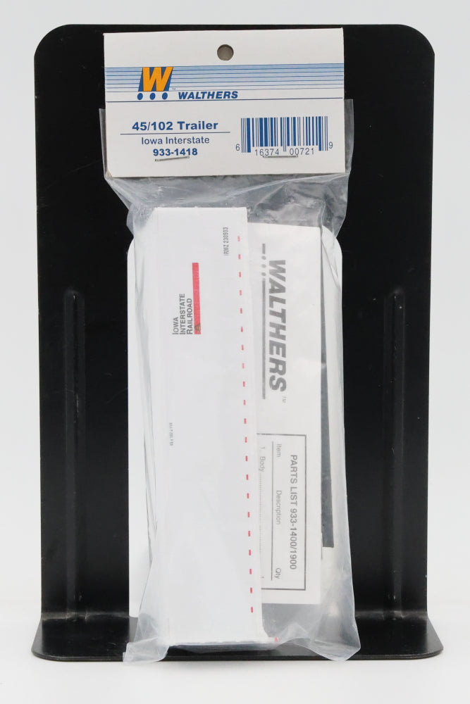 Walthers, HO scale, 45/102 Trailer, Iowa Interstate Railroad, Factory sealed, 933-1418