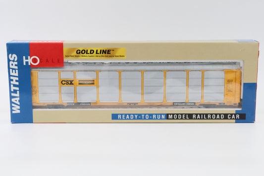 Walthers Gold Line, HO scale, Thrall 89' Tri-Level Auto Carrier, CSX 700435, 932-4881